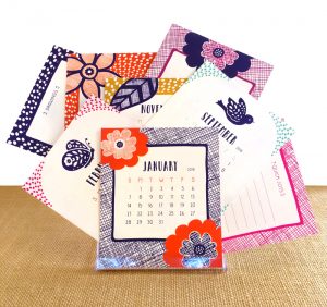 American Made Gifts Under $30 - Nightowl Paper Goods Eco-Friendly Calendars