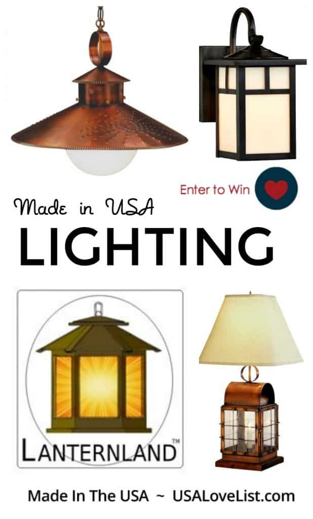 Giveaway American Made Lighting By Lanternland Usa Love List Disclosure This Is A Sponsored Post Which Usa Love List Proud To Share With You Because Or Not We Only Stuff