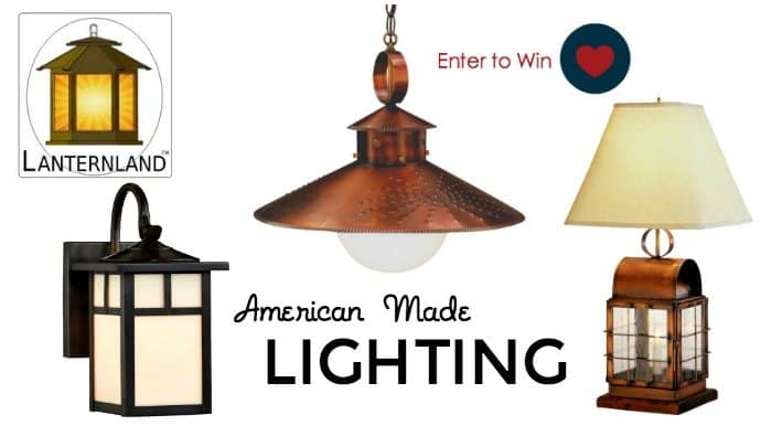 Giveaway American Made Lighting By Lanternland Usa Love List Giveaway American Made Lighting By Lanternland