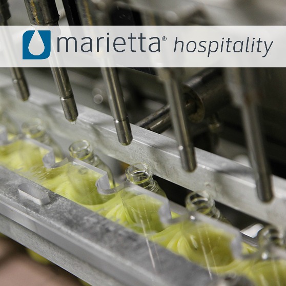 Manufacturing Month: Marietta Hospitality hotel industry personal care products, made in USA