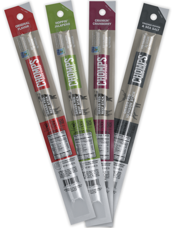 Best Jerky: Chomps Whole30, Paleo, Gluten-Free Beef Sticks #usalovelisted #paleo #glutenfree