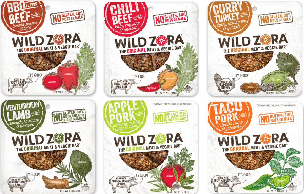 Gluten Free Foods: Wild Zora - Meat and Veggie Bars - Paleo Jerky #paleo #whole30 #usalovelisted