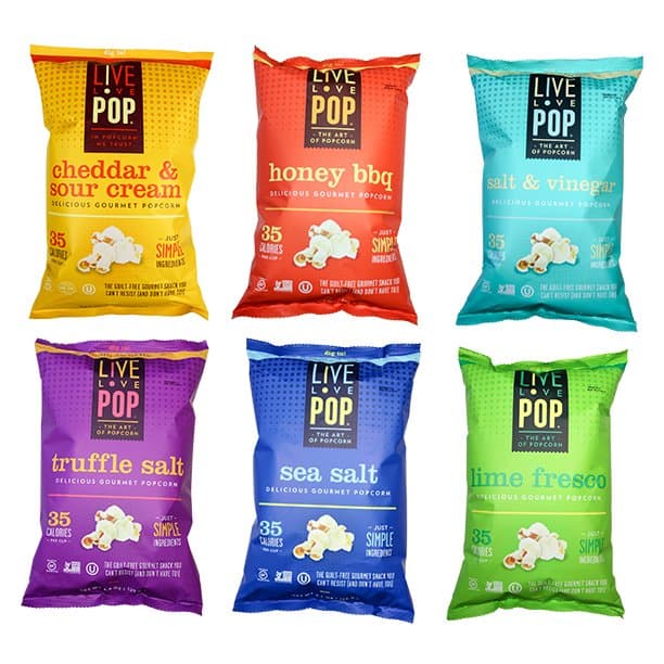 Live Love Pop popcorn #madeinUSA #usalovelisted #popcorn #snack