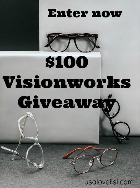 Enter now to win $100 Visionworks Giveaway