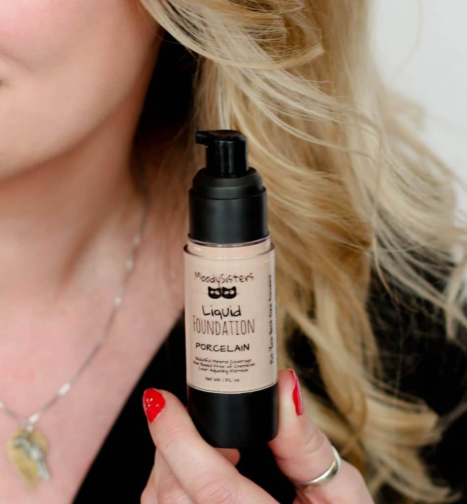 Vegan, Organic Non-Toxic Liquid Foundation Under $25 from Moody Sisters