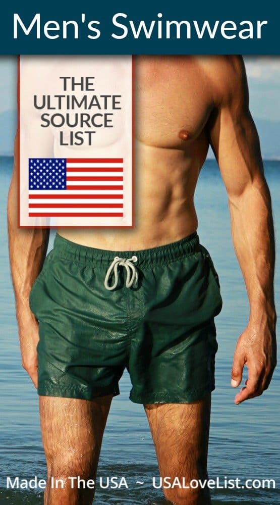 Made in USA Men's Swimwear #usalovelisted #swimwear #mensfashion #madeinUSA