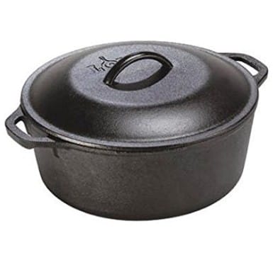 TeamFar 6QT Dutch Oven with Lid, Enameled Nonstick Cast Iron Dutch Oven  Cooking Pot for Stewing Baking Braising, Various Stoves & Oven Safe, Toxic