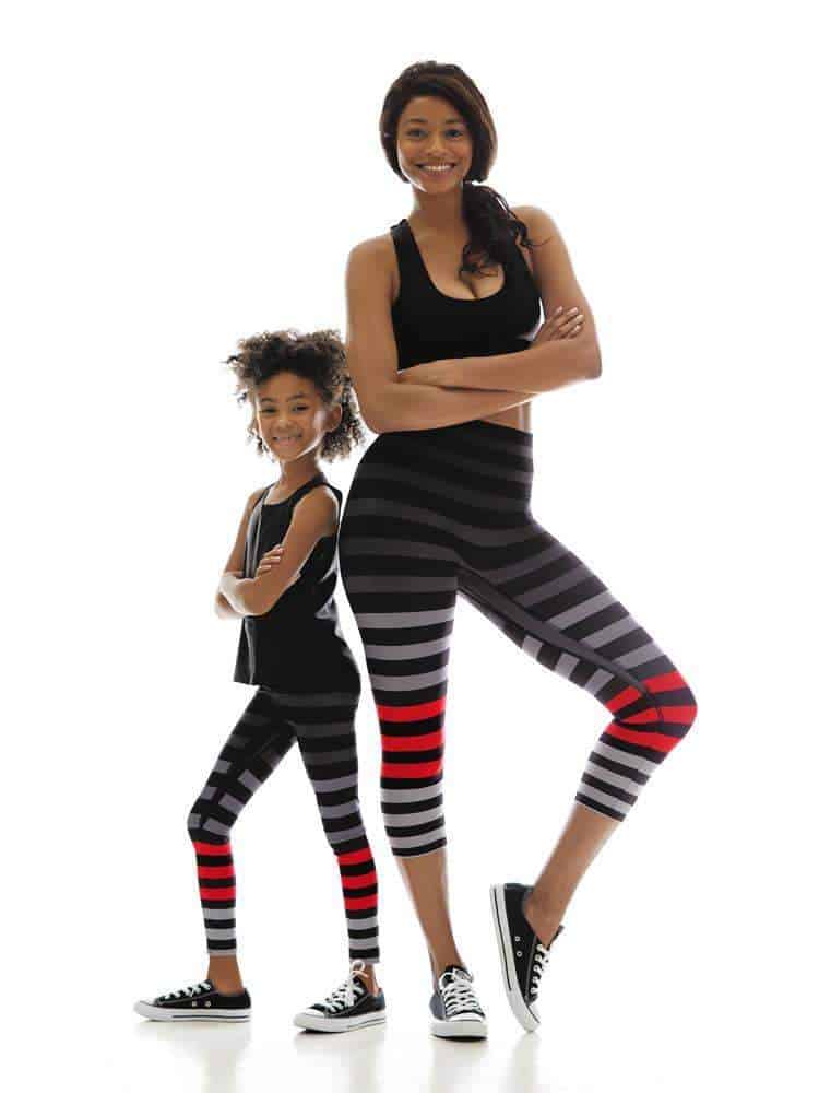 American made leggings: K-Deer leggings for women, kids 