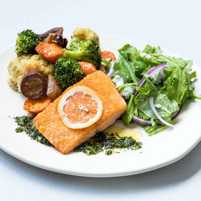 Modern Market - Fast Food is Good Food - Salmon Hard-Carved Plate