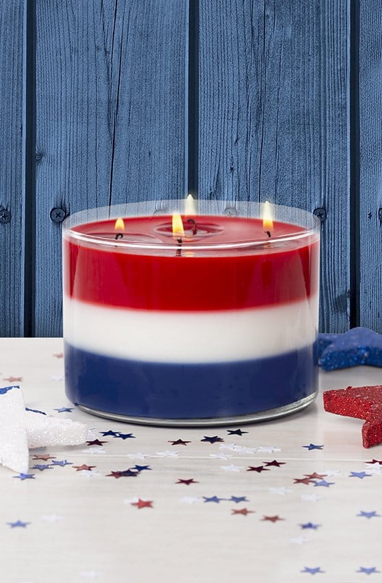 Oreck Candle Co. Scented Patriotic Candle Giveaway #usalovelisted