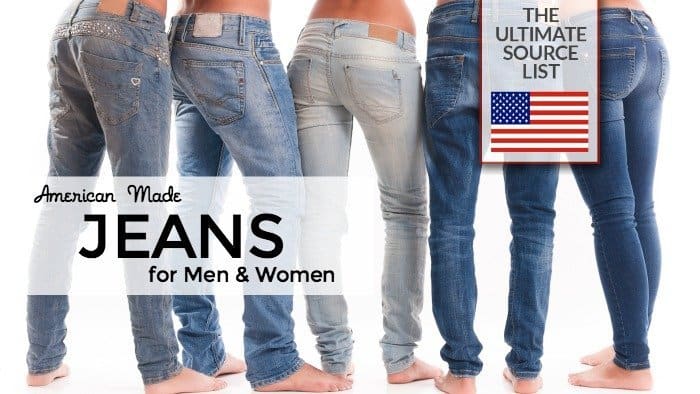 American made jeans for men and women