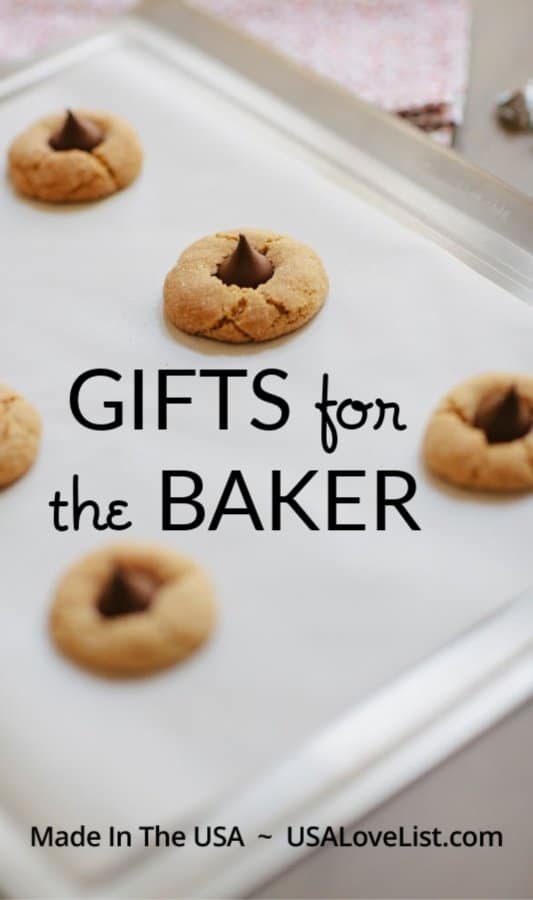 Made in USA Gifts for the Baker via USA Love List #baking #usalovelisted #gifts #weddingregistry