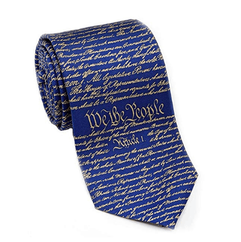 Constitution Day, September 17: Constitution Tie #madeinUSA #USConstitution #ConstitutionDay