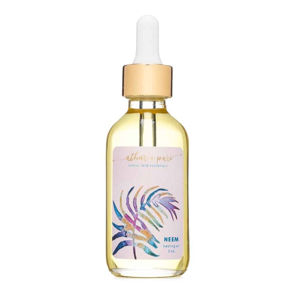 Athar'a Pure - Neem Healing Oil for Skin, Hair and Nails - 100% Natural, Vegan