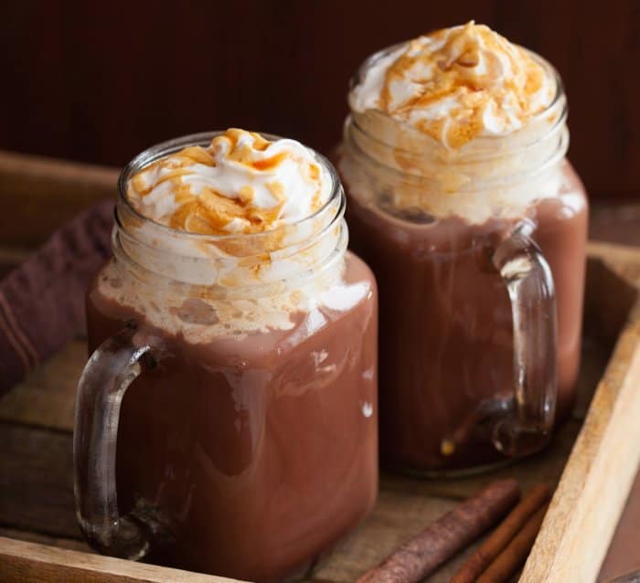 Treat Yourself to a Cup of Salted Caramel Hot Chocolate {Recipe}