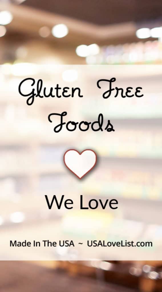 Gluten Free Foods: Gluten free breads, snacks, meals and more all American made #glutenfree