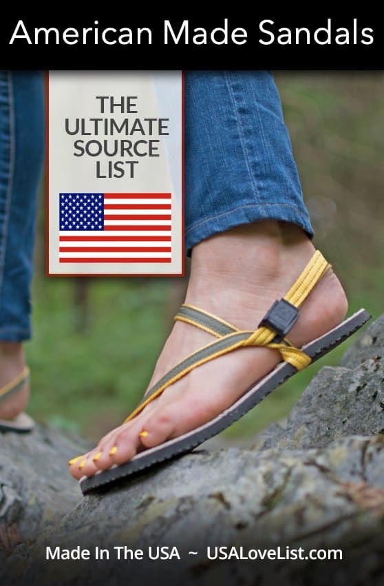 Source List For American Made Sandals