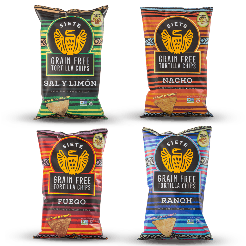 Siete Grain-Free, Paleo Vegan Tortilla Chips #madeinusa #paleo #vegan #chiaseeds #familybusiness #smallbusiness #chips #appetizers #gameday