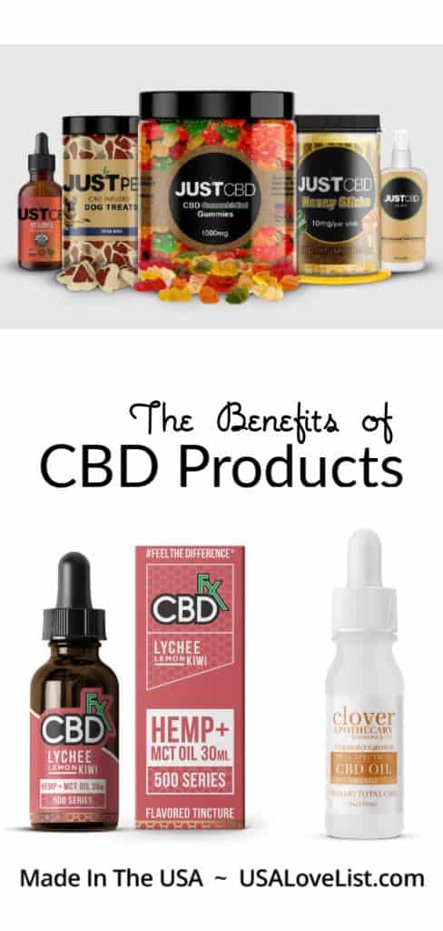 The Benefits of CBD and Made in USA CBD Products We Love #hemp #CBDOil #usalovelisted