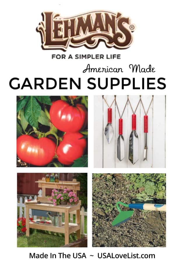 Made in USA gifts for gardeners: Lehman's garden supplies 