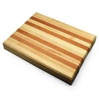 Premium Maple & Cherry Hardwood Cutting Board Made In The USA (16X12)