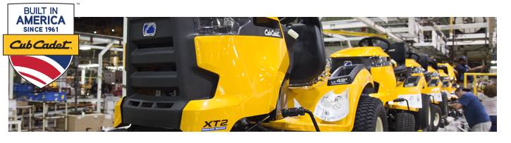 Cub Cadet's lawn equipment is made in the USA