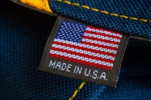 Made in USA label