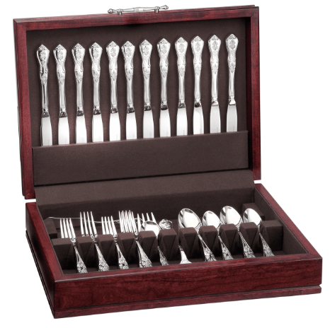 Best Wedding Gifts: The Ultimate Wedding Gift: Chest & Flatware Bundle Special Save 15% off and receive free shipping when you bundle a flatware chest with your new 65 piece or 45 piece set in the Lux or Heritage lines. Choose from two beautiful chests (Adams or Hamilton) and 17 different Liberty Tabletop flatware patterns #usalovelisted #madeinUSA #LibertyTabletop