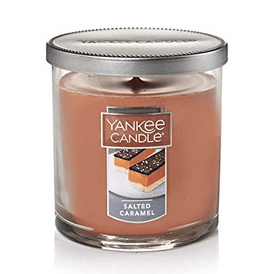 Made in USA Caramel Gifts: Yankee Candle Salted Caramel candle #usalovelisted #caramel #candles #giftideas #gifts