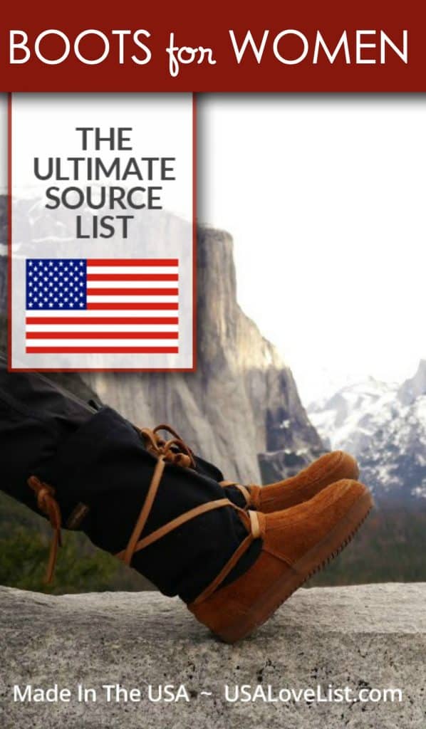 American Made Boots for Women featured on USAlovelist.com