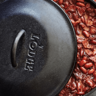 Dutch Oven Chili With Toppings