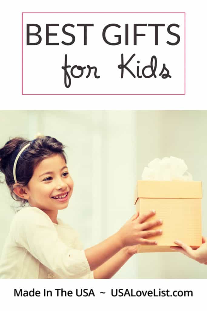 Best Gifts for Kids, made in the USA #usalovelisted #madeinUSA #gifts #kids