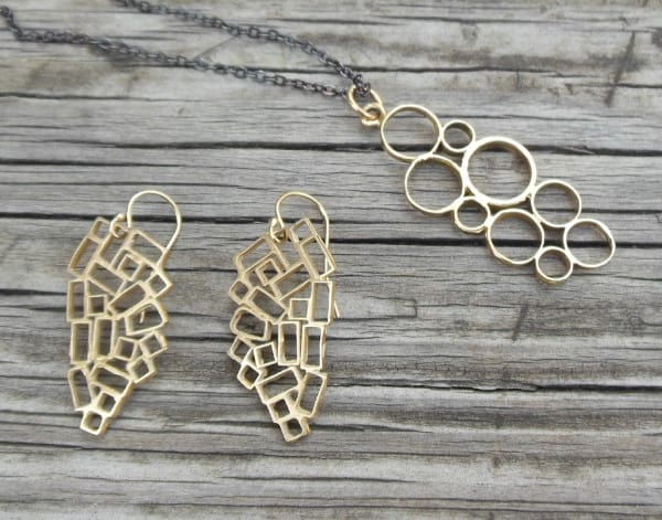 Eco Friendly Jewelry Made in USA: Eco Lustre contemporary, modern & classic jewelry #usalovelisted #Eco #EcoFriendly
