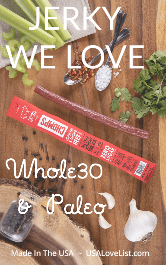 Paleo and Whole30 jerky options we love #usalovelisted #paleo #whole30 