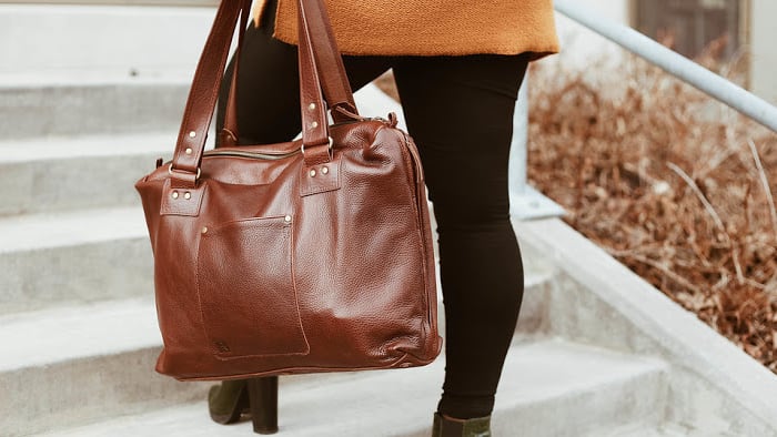 Handmade Genuine Leather Bucket Bag, Is Comfortable to Use, Designer Design | for Special Discont PM Me Brown