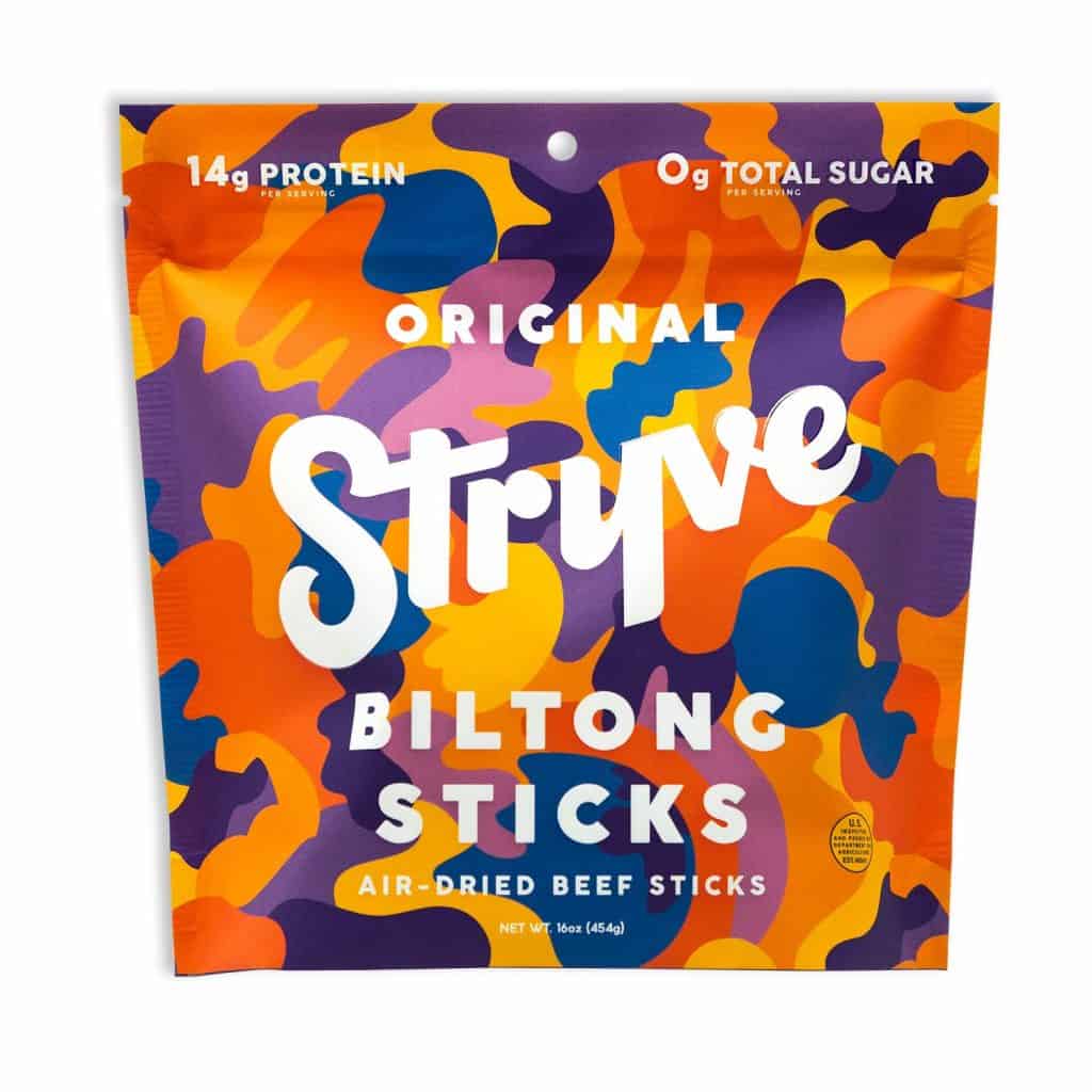 Stryve Biltong - American Made High Protein Beef Biltong Jerky