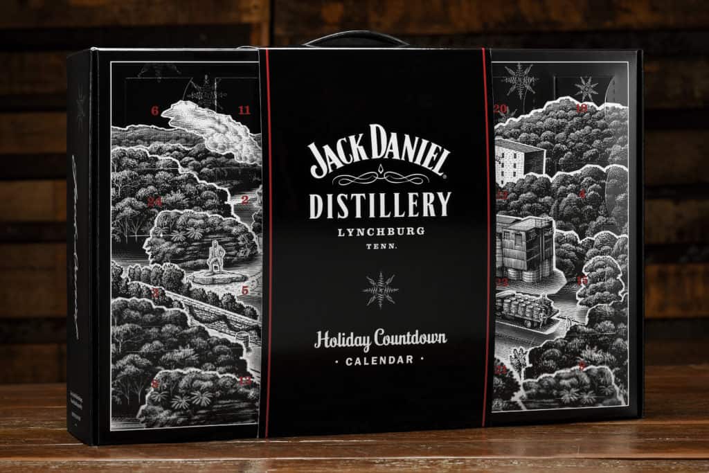 Jack Daniel Distillery Holiday Countdown Calendar - Perfect Gift For Men - Perfect Housewarming Gift - Perfect Holiday Hostess Gift