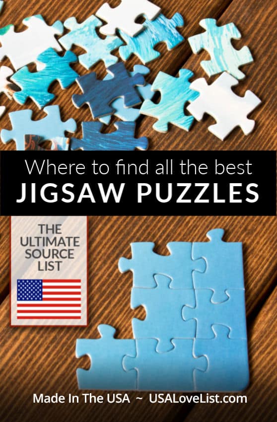 Where to find Jigsaw Puzzles Made in the USA - USAlovelist.com