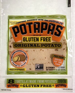 Gluten free foods made in USA: Potapas gluten free wraps#glutenfree #madeinUSA