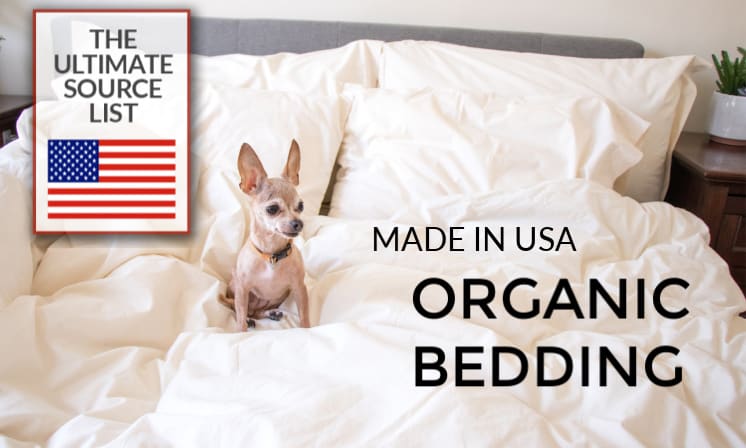 Organic bedding made in usa