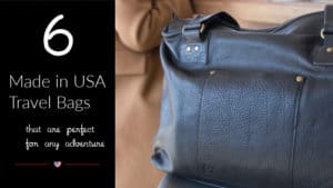 made in USA travel bags