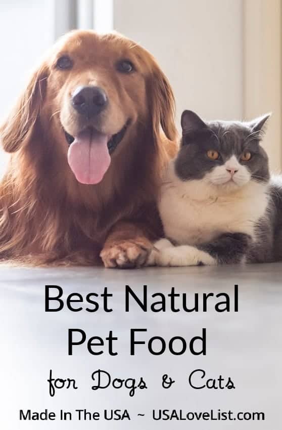 Best Natural Pet Food Made in USA or Dogs and Cats #Usalovelisted #pets #petfood #cats #dogs