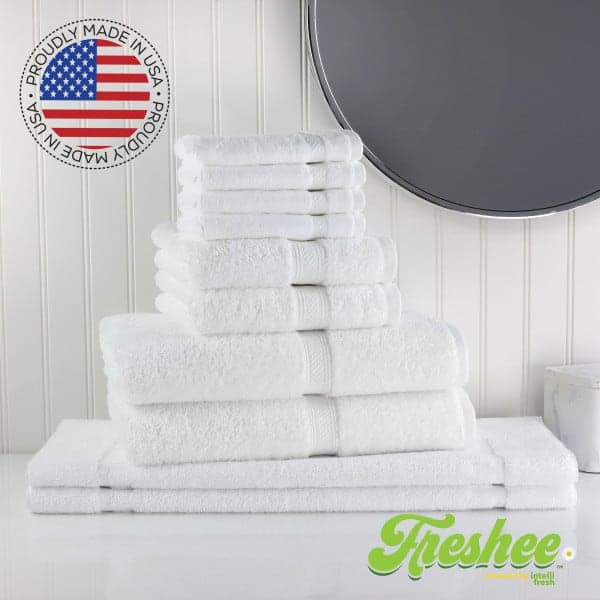 American Made Household Goods We Love: Freshee 10 Piece Towel Set 