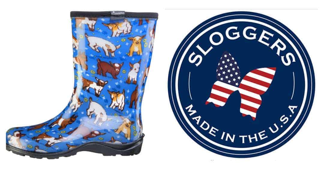 Sloggers Rain Boots are Made in the USA. See more American made rainy day styles at USAlovelist.