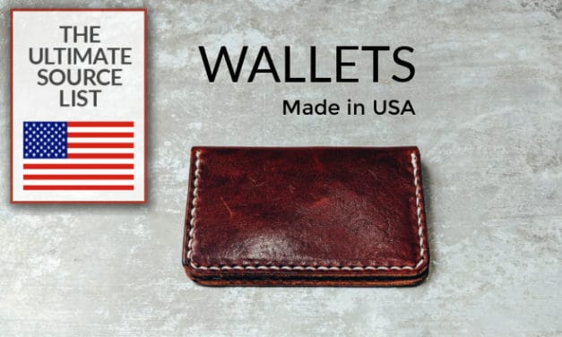 Made In USA Wallets: A Source List