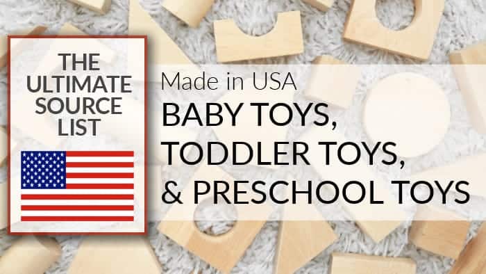 American Made Baby Toys, Toddler Toys & Preschool Toys:  The Ultimate Source List