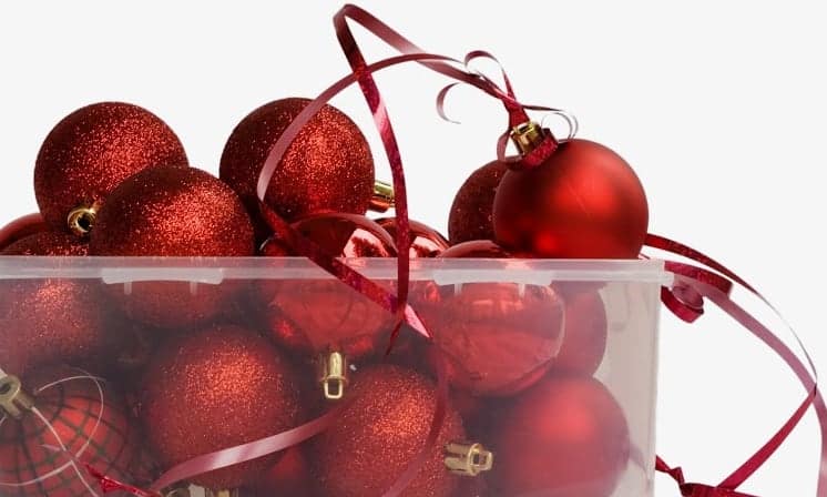 Organize Your Christmas Ornaments with Snapware