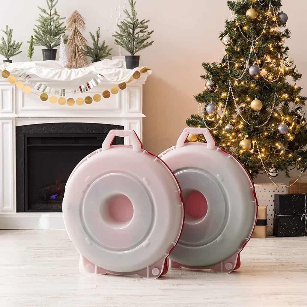 Christmas Decoration Storage: Wreath storage boxees 