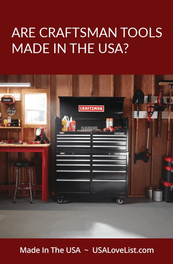 Where are Craftsman Tools made? Are Craftsman Tools Made in the USA? It's Complicated. via USAlovelist.com