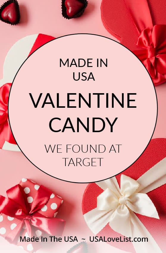 Made in USA Valentine Candy We Found At Target via USALoveList.com#Valentine #candy #target
